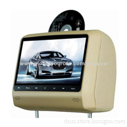 9-inch In-car DVD players with digital panel FM radio/IR, built-in speakersNew